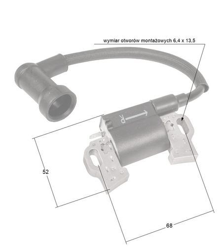 Moduł zapłonowy Loncin cewka LC2P76F LC2P73F-A cylinder 2 prawy CZĘŚĆ ORYGINALNA 270920453-0002 na Arena.pl