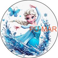 Opłatek na tort KRAINA LODU FROZEN Elsa Anna Postać Bajka Tekst Gratis