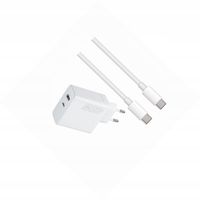 Szybka ładowarka 45W z długim kablem 2m 2 wejścia do Samsung S20 Ultra