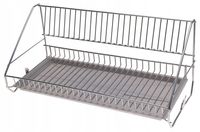 SUSZARKA DO NACZYŃ Ociekacz Stojąca Wisząca 50cm POLSKA Szara S1B