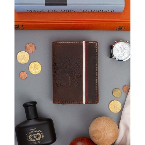 duży portfel męski z nubukowej skóry naturalnej na Arena.pl