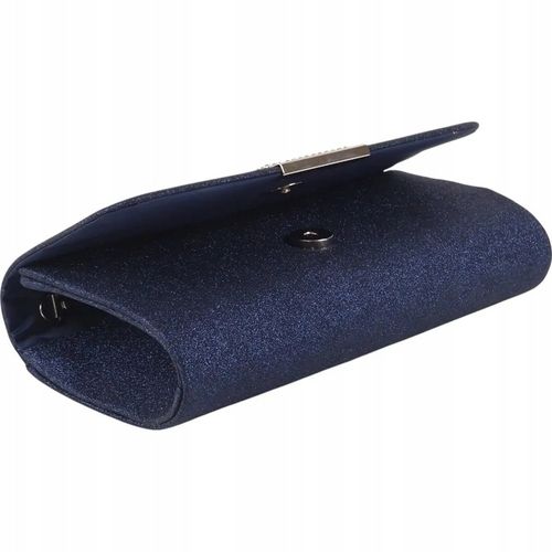 Torebka kopertówka wizytowa wieczorowa granatowa na Arena.pl