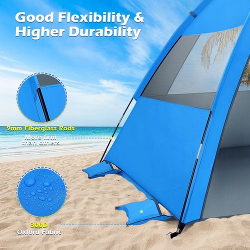 Składany Automatyczny Namiot Plażowy Turystyczny Z Filtrem UV na Arena.pl