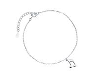 RODOWANA SREBRNA BRANSOLETA GWIAZD NUTA NUTKA