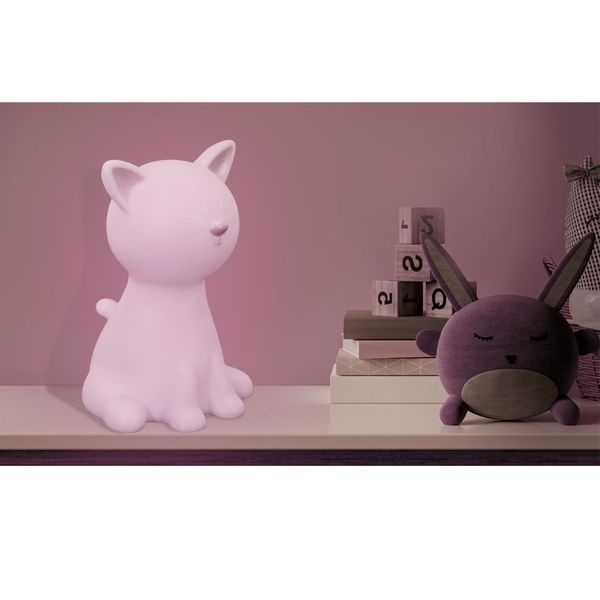 Lampka Cat Night biała zdjęcie 3
