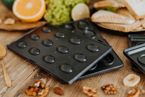 OPIEKACZ GOFROWNICA DO KANAPEK GRILL TORTILA TOST 5W1 OPIEKACZ MOC na Arena.pl