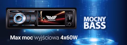 Radio samochodowe Vordon AC-3101B Jukon na Arena.pl