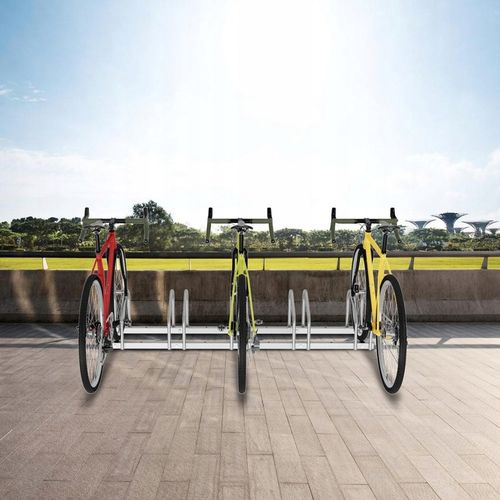 STOJAK parking rowerowy uchwyt przechowywanie na 5 stanowisk (E105) na Arena.pl