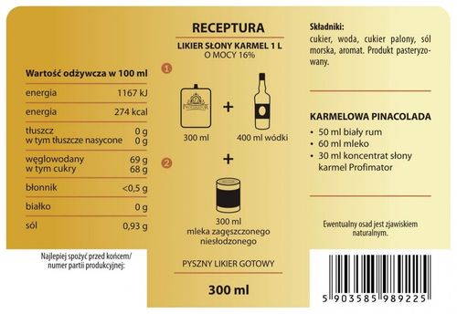 Koncentrat SŁONY KARMEL 300ml na Arena.pl