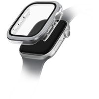 etui uniq voute do apple watch series 10 42mm szkło hartowane srebrny
