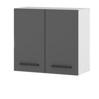 szafka kuchenna wisząca modułowa nowoczesna duża 80cm blande biała szara