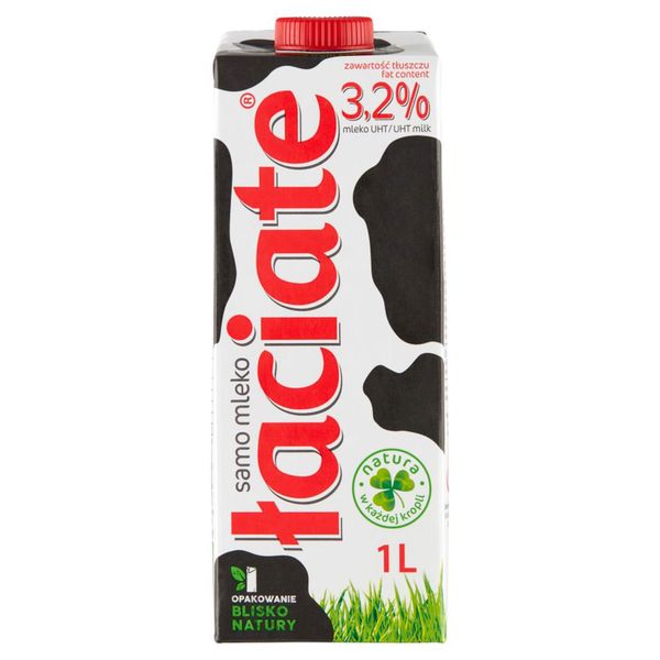 Łaciate Mleko UHT 3,2 % 1 l zdjęcie 1