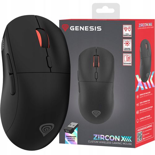 Myszka Genesis ZIRCON XIII Custom Wireless (czarna) na Arena.pl