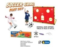 Bramka piłkarska mata treningowa z akcesoriami