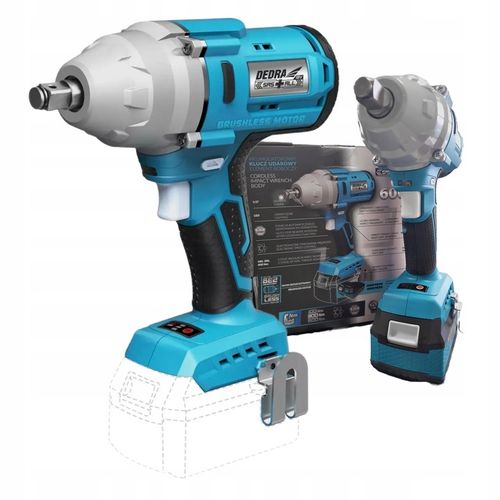 DEDRA KLUCZ UDAROWY 18V AKUMULATOROWY 1/2" 600Nm BEZSZCZOTKOWY DED7157 na Arena.pl