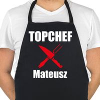 FARTUSZEK FARTUCH KUCHENNY PREZENT GRILL URODZINY