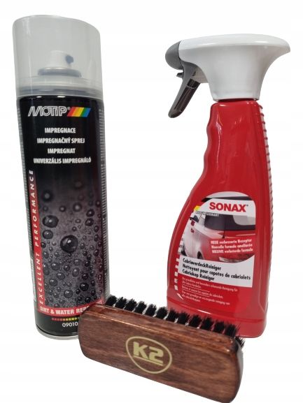 SONAX IMPREGNAT DO DACHU I TAPICERKI W KABRIOLECIE zdjęcie 10