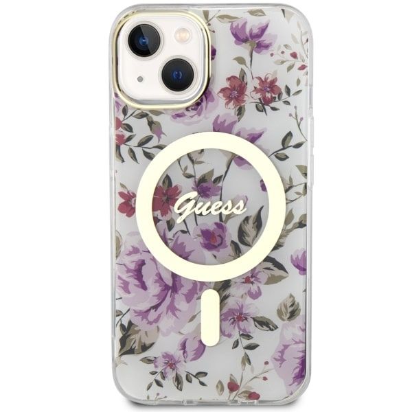 Etui Guess do iPhone 15, iPhone 14, iPhone 13, Przezroczysty, MagSafe zdjęcie 3