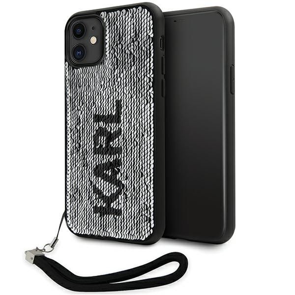 Etui Karl Lagerfeld do iPhone 11, iPhone XR, Srebrny zdjęcie 1