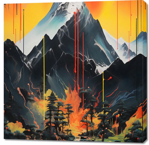 Obraz 100x100cm Górska Alchemia zdjęcie 1