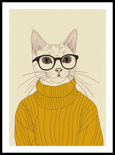 Plakat 42x59,4cm Intelektualista zdjęcie 3