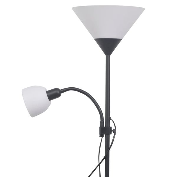 Lampa podłogowa, czarna zdjęcie 4