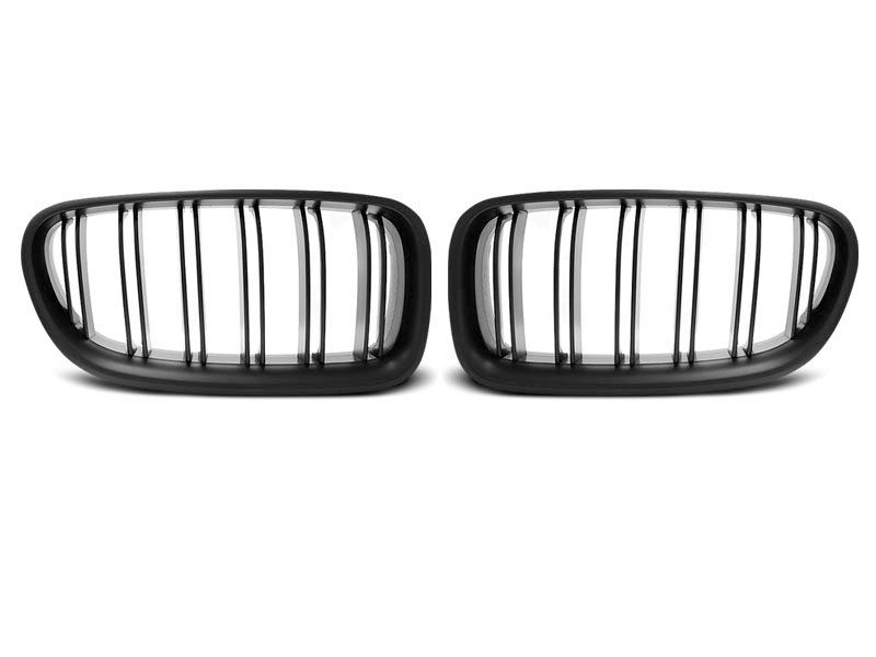 GRILL NERKI BMW 5 F10 F11 10- M5 LOOK MATT BLACK zdjęcie 2