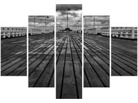 105CM 150CM OBRAZ 5 ELEM SOPOT MOLO DRUK