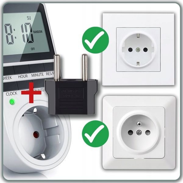 PROGRAMATOR CZASOWY TIMER WŁĄCZNIK WYŁĄCZNIK PRĄDU ENERGOOSZCZĘDNY CYFROWY zdjęcie 9