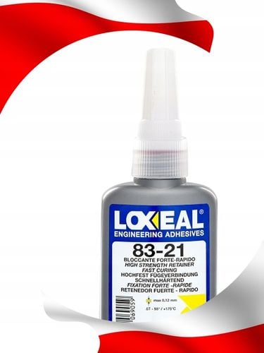 KLEJ DO ŁOŻYSK PIAST TULEI LOXEAL 83-21 DUŻA WYTRZYMAŁOŚĆ 50 ml na Arena.pl