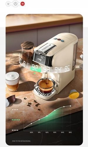 HiBREW H1B 6w1 Ekspres Do Kawy Do DG NS Kcup ESE Pods Mielona Luźna na Arena.pl