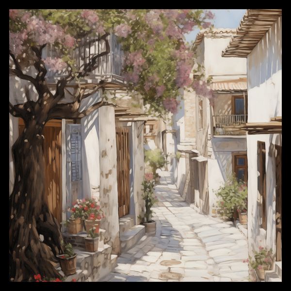 Plakat 30x30cm Urok Starego Miasta zdjęcie 2