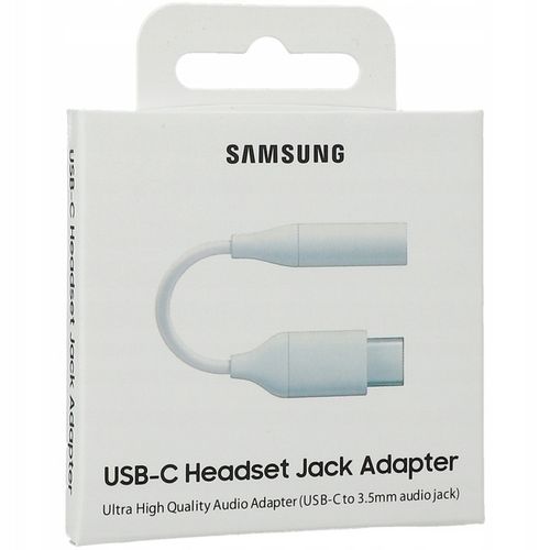 Samsung adapter, przejściówka USB-C - mini jack 3.5, audio kabel na Arena.pl