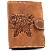 duży, pionowy portfel męski ze skóry naturalnej - always wild