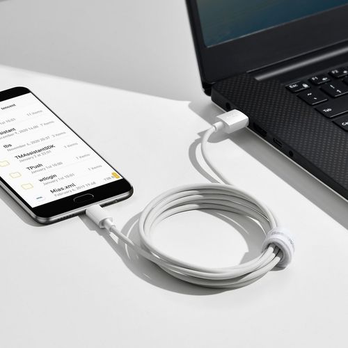 kabel micro usb do usb baseus simple wisdom, 2.1a, 1.5m (biały) 2szt. na Arena.pl