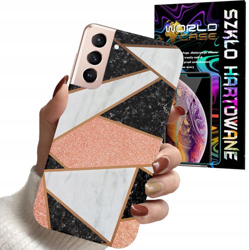 ETUI DO SAMSUNG S22 - ELEGANCKIE MODNE WZORY DLA KOBIET + SZKŁO na Arena.pl