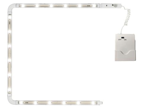 Taśma LED z czujnikiem ruchu bezprzewodowa 3 listwy 18 diod timer na Arena.pl