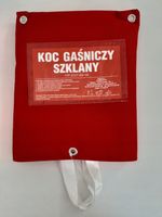 Koc Gaśniczy Szklany Przeciwpożarowy 120 x 180 cm