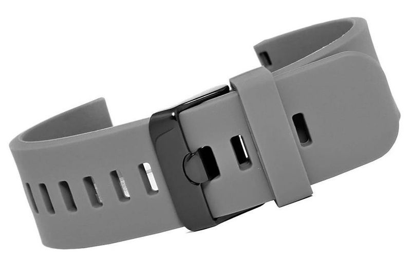 Pasek silikonowy SZARO-CZARNY U15-20-3 zdjęcie 2