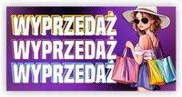 BANER OCZKOWANY reklamowy 120x80 cm plandeka CENOWA WYPRZEDAŻ