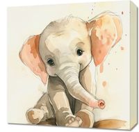 Obraz 50x50cm Siwy Słonik