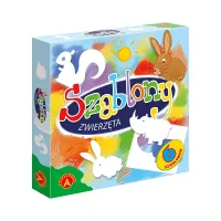 Zestaw kreatywny dla dzieci Szablony Zwierzęta rozwój zdolności manualnych