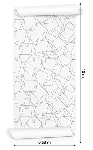 Tapeta GEOMETRYCZNA - Minimalizm Efekt 3D na Arena.pl