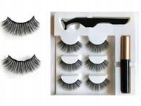 ZESTAW RZĘSY MAGNETYCZNE + PĘSETA + EYELINER rozm. 12-18 mm JAKOŚĆ
