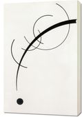 Obraz 60x90cm Free Curve to the Point,  Wassily Kandinsky Vintage