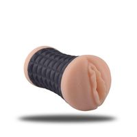masturbator podwójny toyz4lovers czarny 15 cm