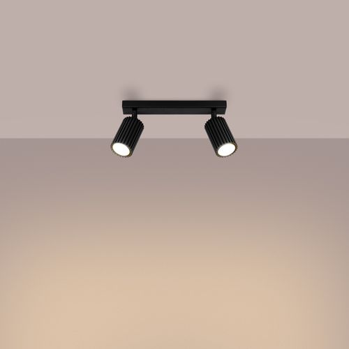 Plafon KARBON 2 czarny na Arena.pl