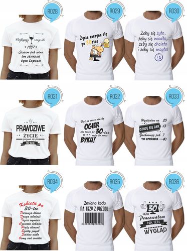 Koszulka urodzinowa JESTEM LEPSZA Z WINEM na Arena.pl