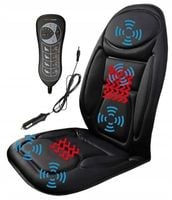 MATA GRZEWCZA MASUJĄCA 12V PLECY MASAŻER NA SIEDZENIE AUTA 5 TRYBÓW PILOT