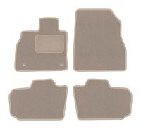 Dywaniki welurowe LUX beżowe Nissan Leaf I 2010-2017 hatchback